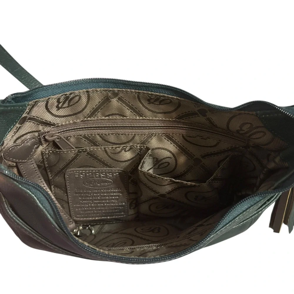 Brighton Bag Leather Shoulder Barbados Jewel Hobo Dark Green Hobo Emerald Pebble